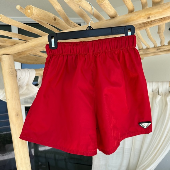 ショートパンツ Prada Pink nylon shorts Prada Light Pink Re-Nylon Shorts Polyamide ref.360851 - Joli